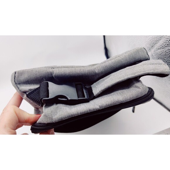 Deosk Gray Insulated Lunch Bag Good Used Condition Box School Work Zip Case Nice - Picture 6 of 10